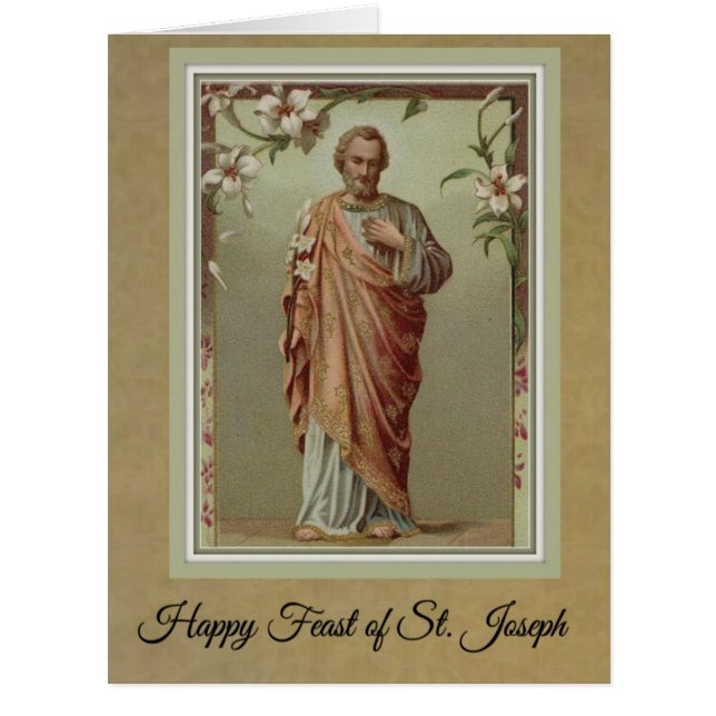 Festin de prière de la carte w/Memorare de St (Devant)
