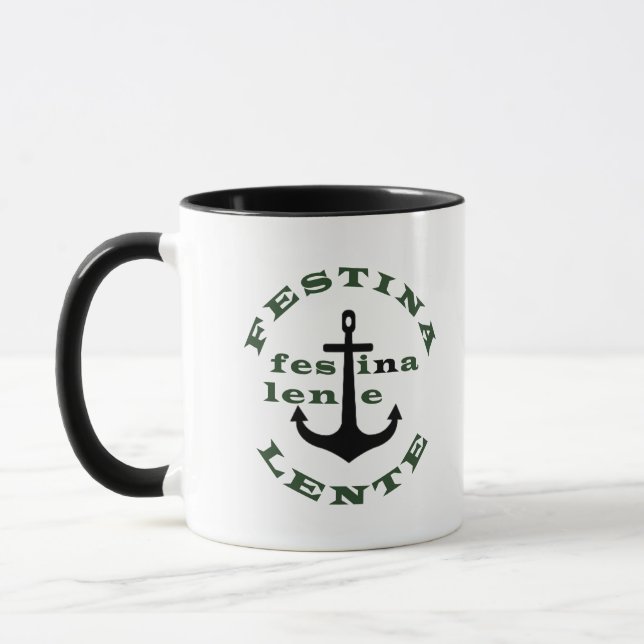 Festina lente mug (Left)