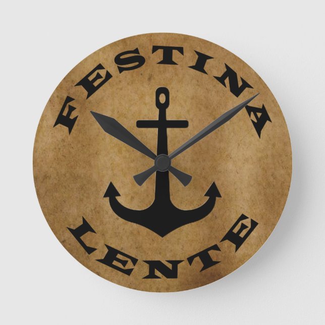 Festina lente round clock (Front)