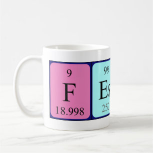 Festina periodic table name mug