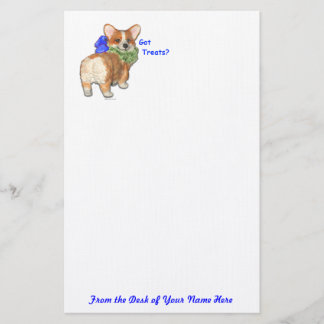 "Festins obtenus ?" Papeterie de corgi