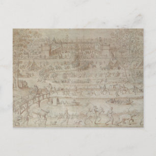 Festival at the Chateau d'Anet Postcard