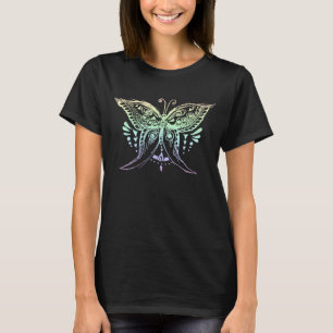 Festival Butterfly Shirt (Pastel Rainbow)