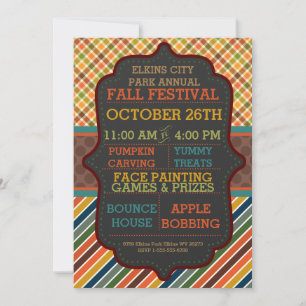 Festival d'automne - Fête d'automne - Invitation