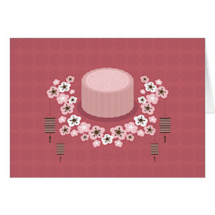 Festival du milieu de l'automne Fleurs de mooncake
