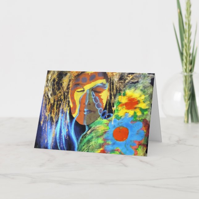 Festival girl card (Front)