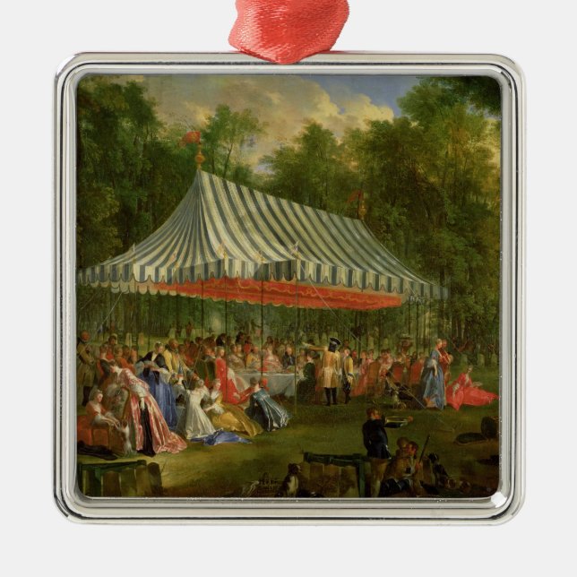 Festival Given by the Prince of Conti Metal Ornament (Front)