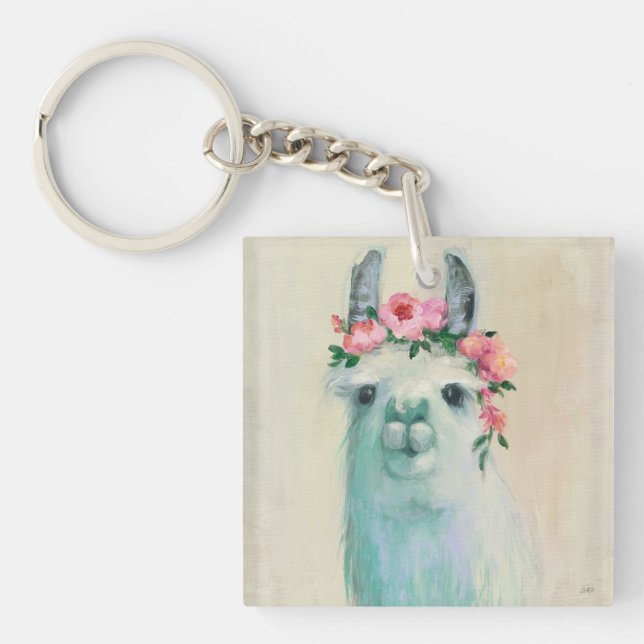 Festival Llama Keychain (Front)