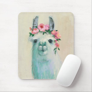 Festival Llama Mouse Pad