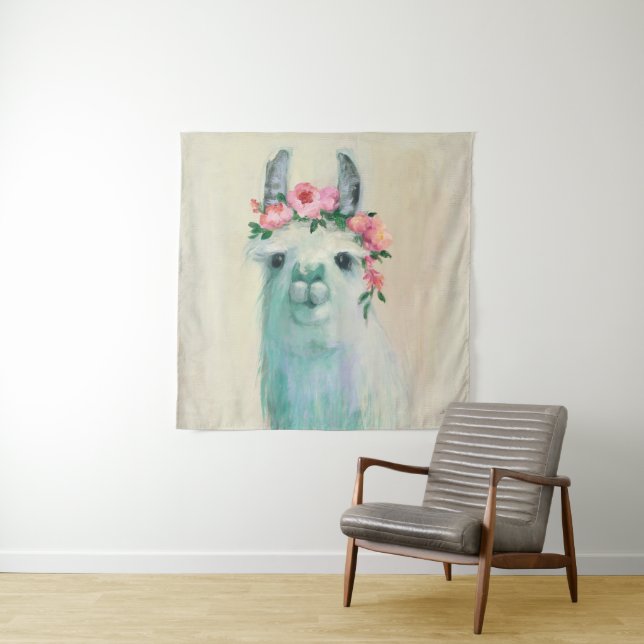 Festival Llama Tapestry (In Situ (Horizontal))