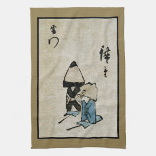 Festival Matsuri Costume Actors Feudal Japan Kitchen Towel