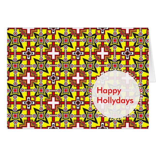 Festival noir et rouge (Devant horizontal)