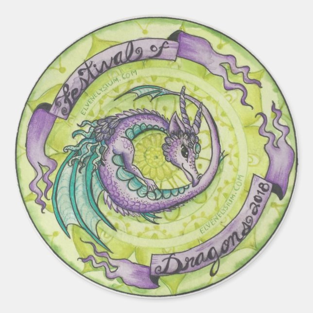 Festival of Dragons Stickers (Front)