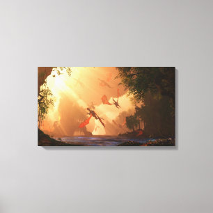 Festival of Dragons Wrapped Canvas