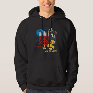 Festival Of Hanukiah  Hannukah Menorah Chanukah 20 Hoodie