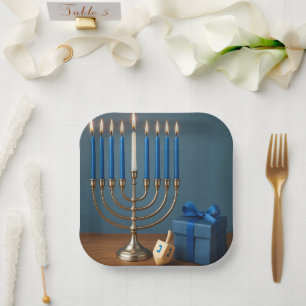 Festival of Lights and Joy Paper Plate