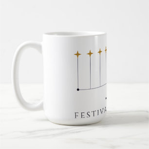 Festival of Lights Constellation Hanukkah Mug