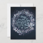 Festival of Lights Holiday Card<br><div class="desc">Share the joy of the Festival of Lights with your loved ones. This card is hand lettered and illustrationed.</div>