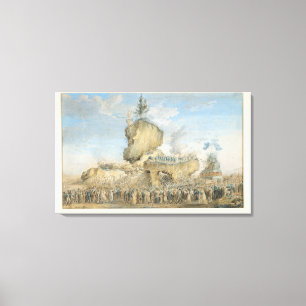 Festival of Supreme Being at the Canvas Print