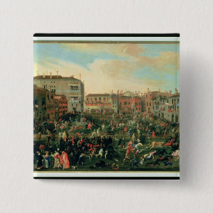 Festival of the Bulls, Campo San Polo 2 Inch Square Button