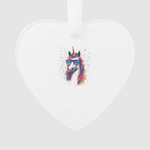 Festival Party Unicorn (1) Ornament