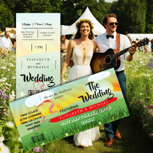 Festival Rustique moderne Faire-part de mariage de