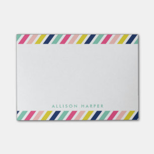 Festival Stripes Post-it Notes