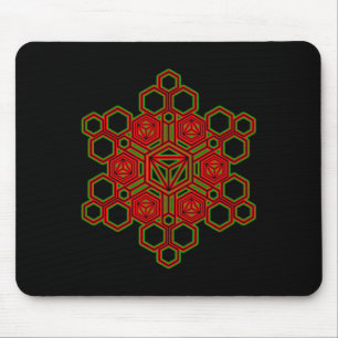 Festival Wear Goa Trance Mandala Meditation Yoga G Mouse Pad