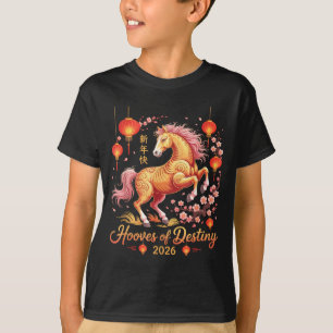 Festive 2026 Horse Lady Hooves Of Destiny Zodiac G T-Shirt