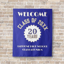 Festive 20th Class Reunion party WALL
