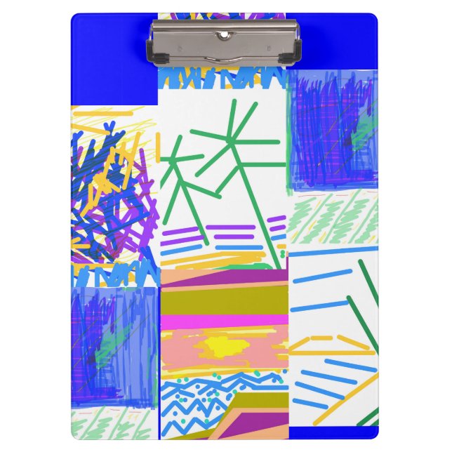 Festive Abstract  Clipboard (Front)