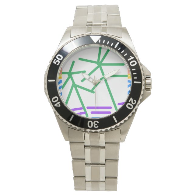 Festive Abstract  Watch (Front)