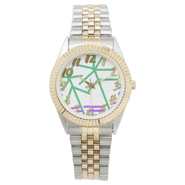Festive Abstract  Watch (Front)