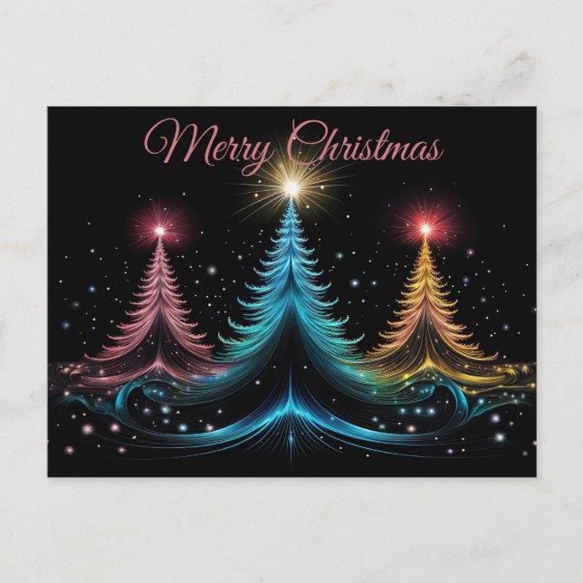 Festive and elegant Christmas Greeting Card (Front)