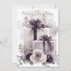 Festive and elegant Christmas Greeting Card