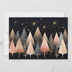 Festive and elegant Christmas Tree Greeting Card