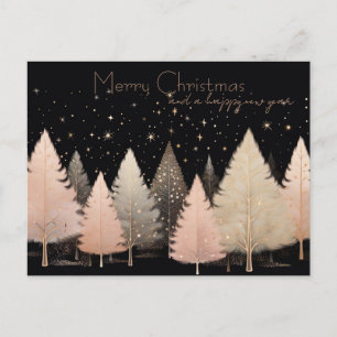 Festive and elegant Christmas Tree Greeting Card