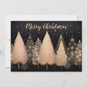 Festive and elegant Christmas Tree Greeting Card