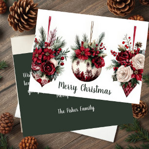 Festive and elegant Christmast Greeting Card