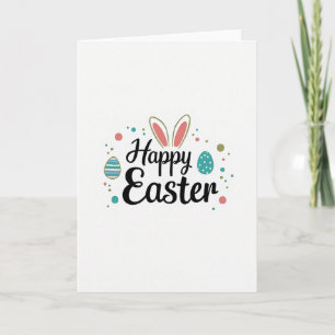 Festive Animal Ears Holiday Card