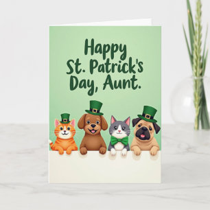 Festive Animal Friends Greeting Card