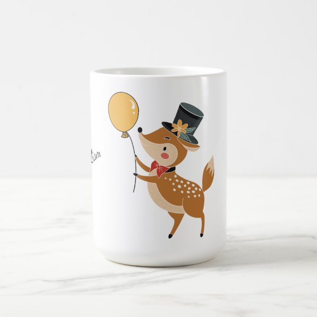 Festive animals - Fawn Coffee Mug (Center)