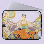 Festive Art Deco Lady  Laptop Sleeve<br><div class="desc">Festive art deco lady</div>
