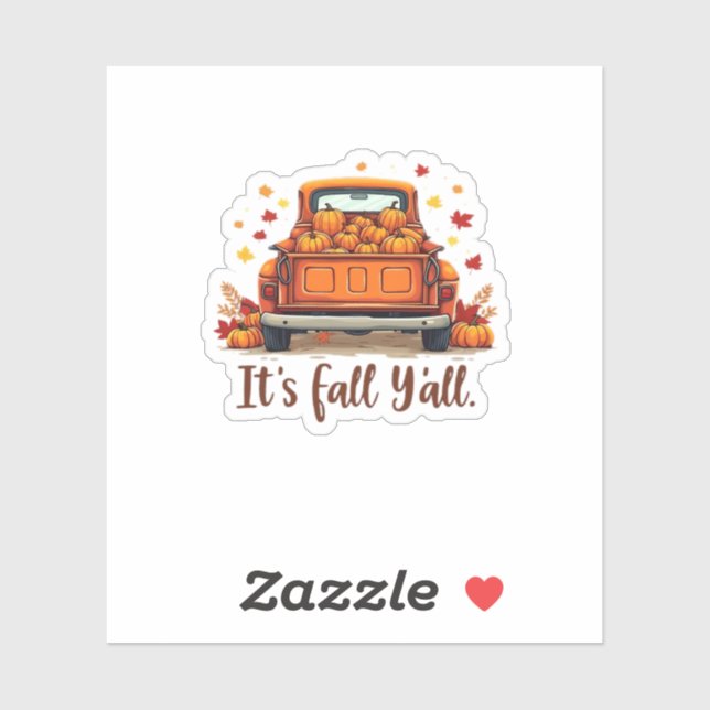 Festive Autumn Harvest Design Celebrating Fall Sea (Sheet)