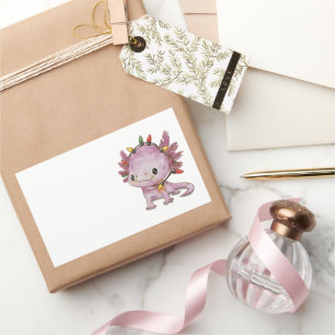 Festive Axolotl Sticker