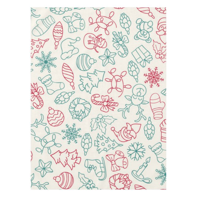 festive background,festive colours pattern,festive tablecloth (Front)