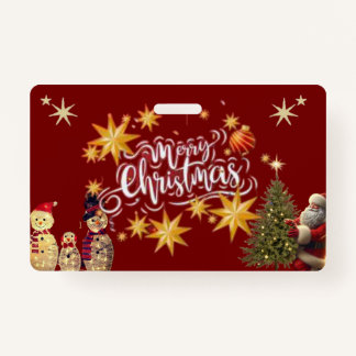 Festive Badge Christmas Card Collection – Perfect 