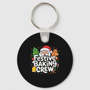 Festive Baking Crew Soft Palette Holiday Family Ch Keychain