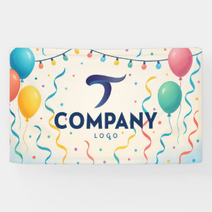 Festive Balloon Custom Company Banner