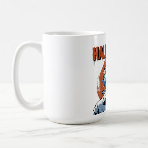 Festive Baseball: Halloween Meets Christmas Coffee Mug